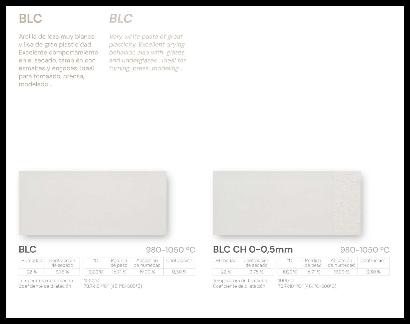 Снежно бяла глина BLC